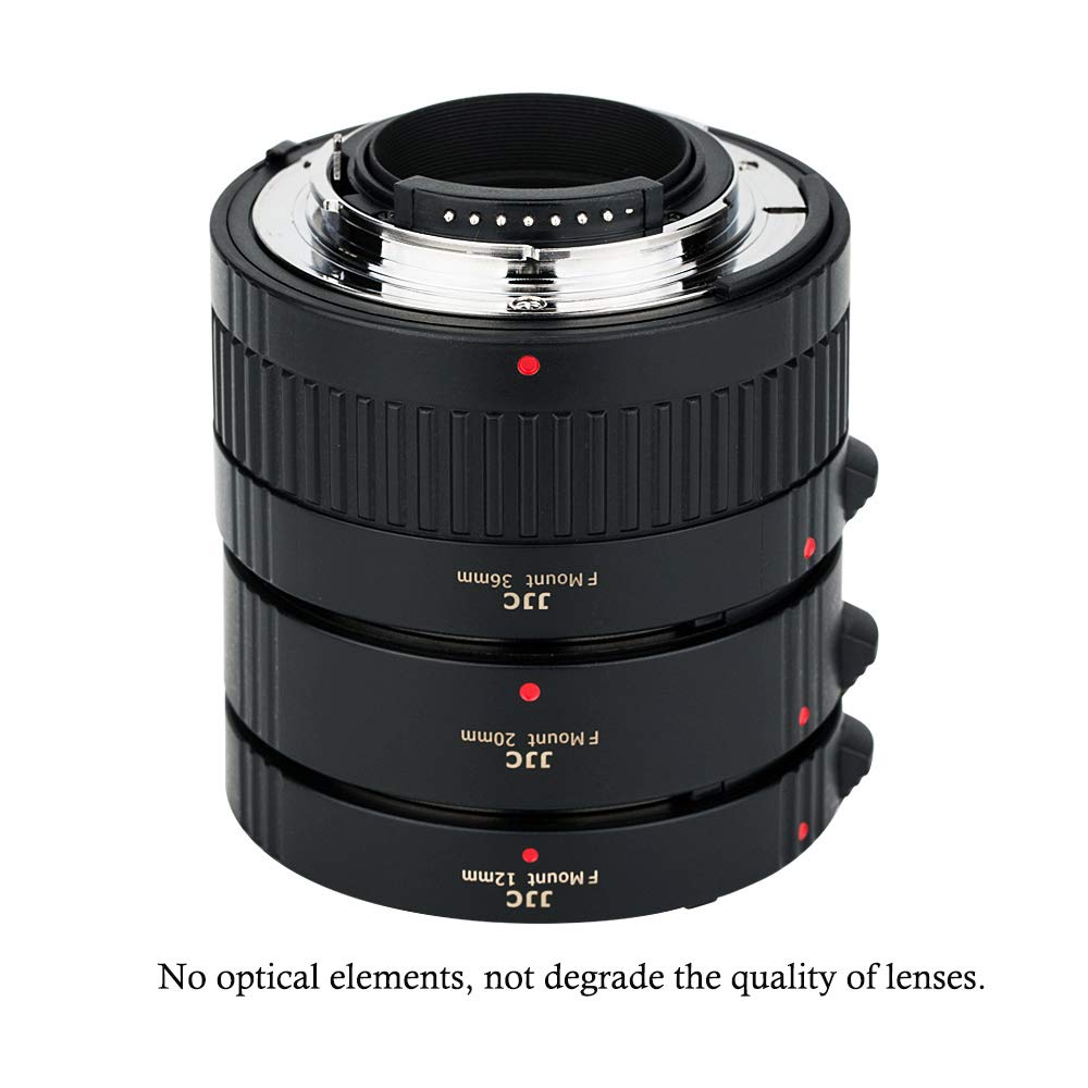 JJC Macro Extension Tube Kit for All Canon EF/EF-S Mount DSLR